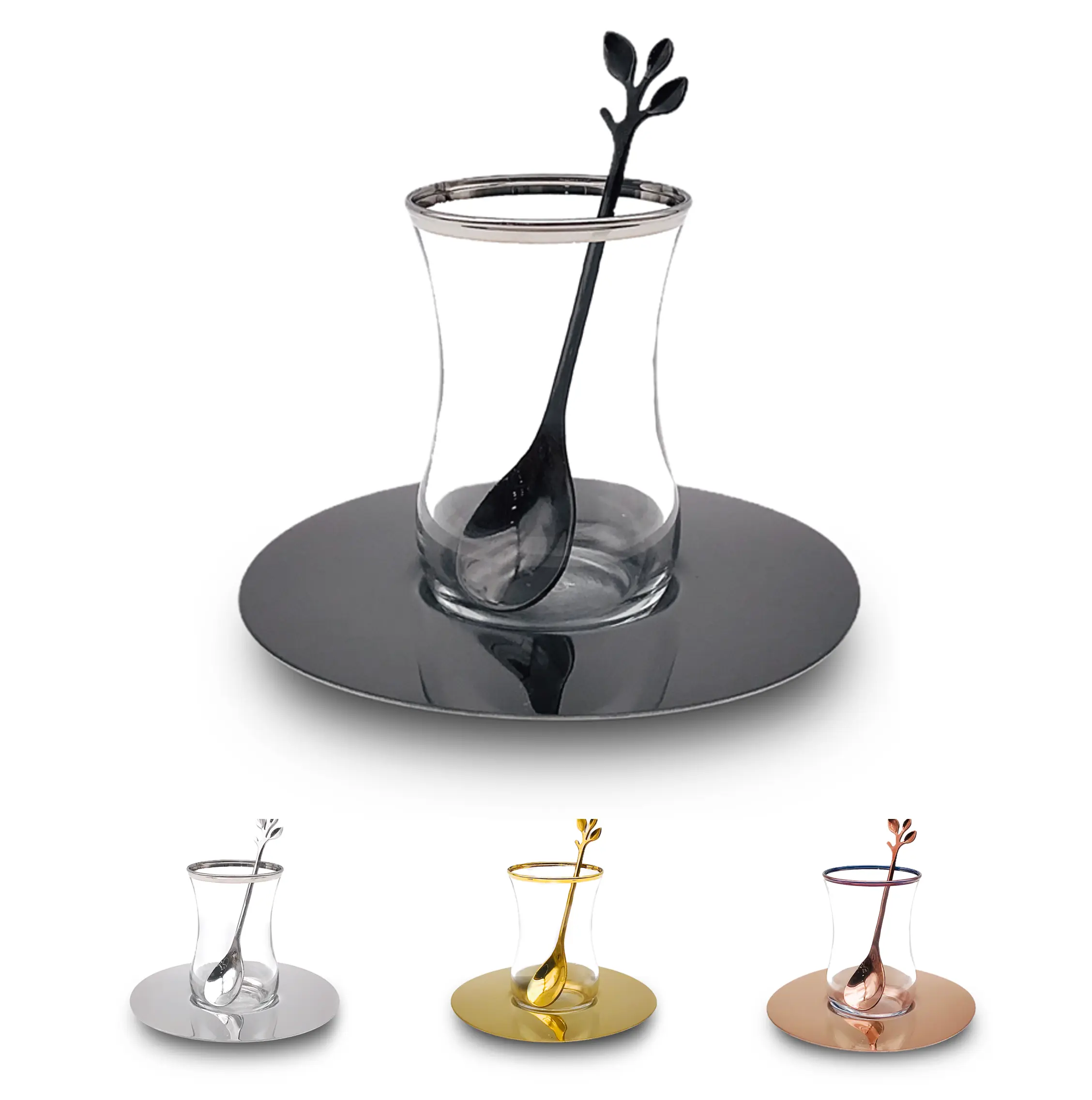 Flat Straight Tea Set of 6 pcs 