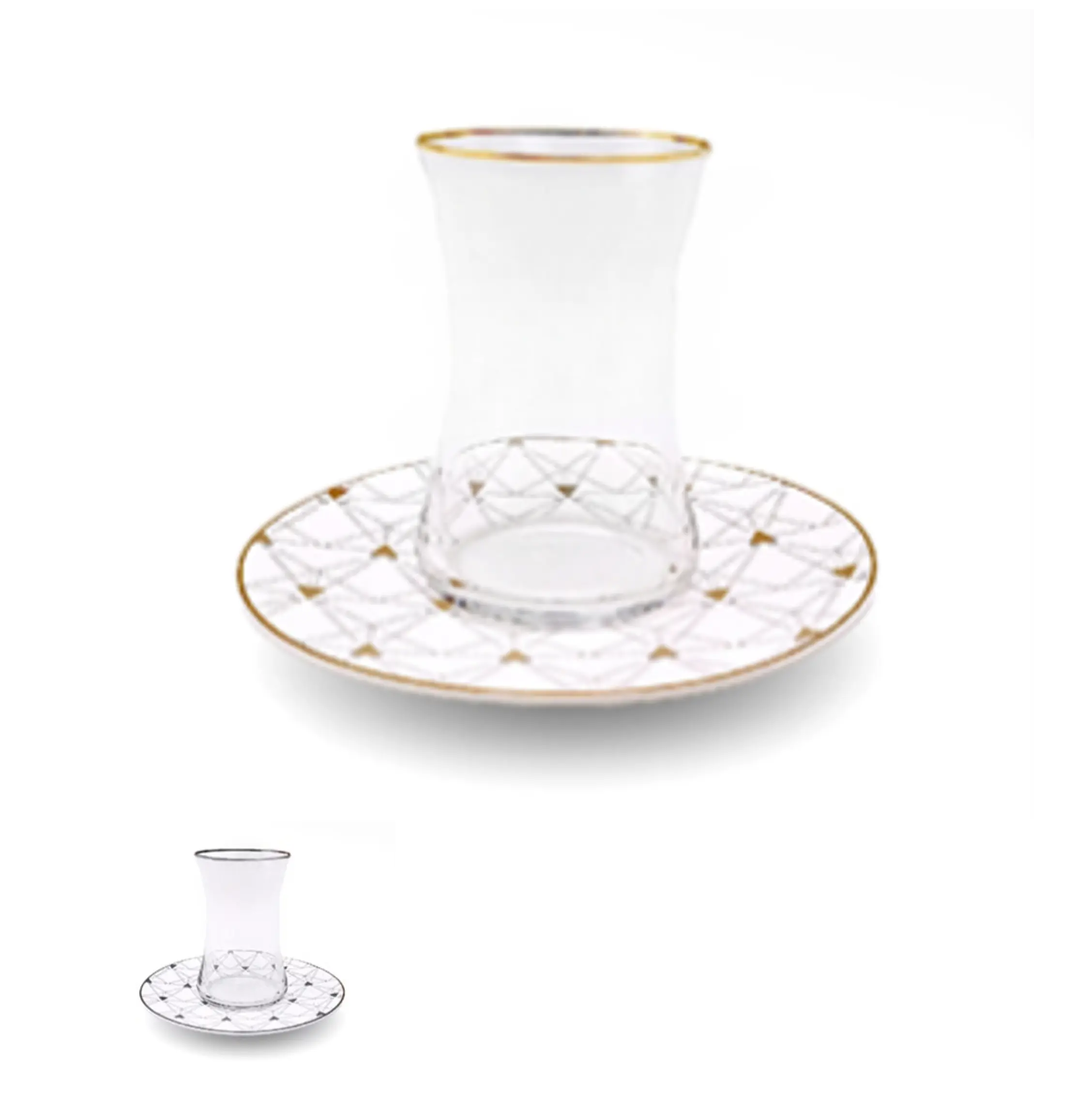 Tourath Porcelain Tea Set of 6 pcs 