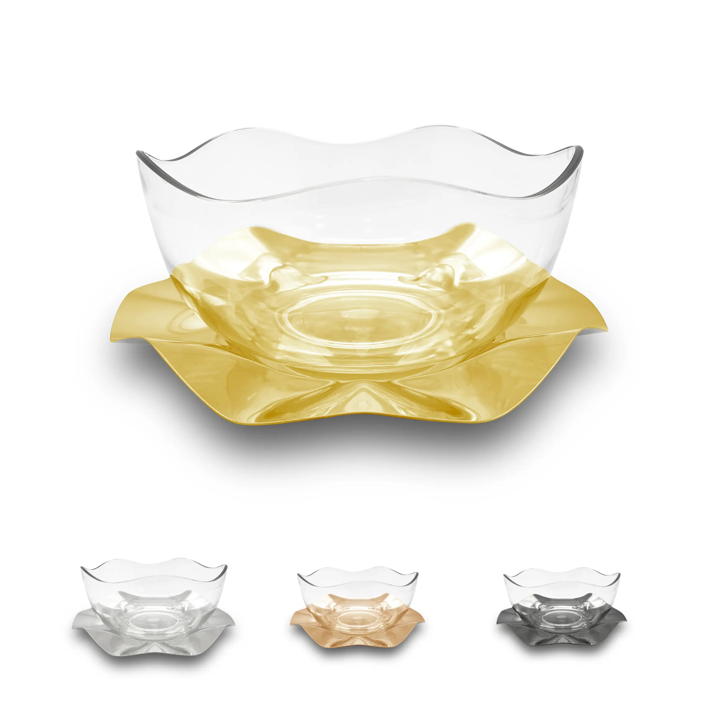 Flower Centerpiece Salad Bowl Set 