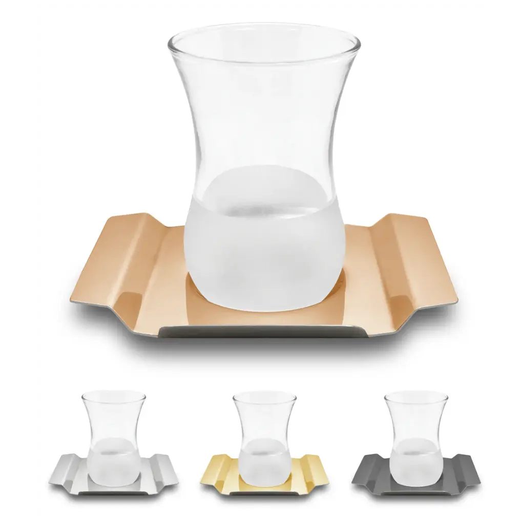 [DT3342] Nora Tea Set of 6 pcs  (Silver)