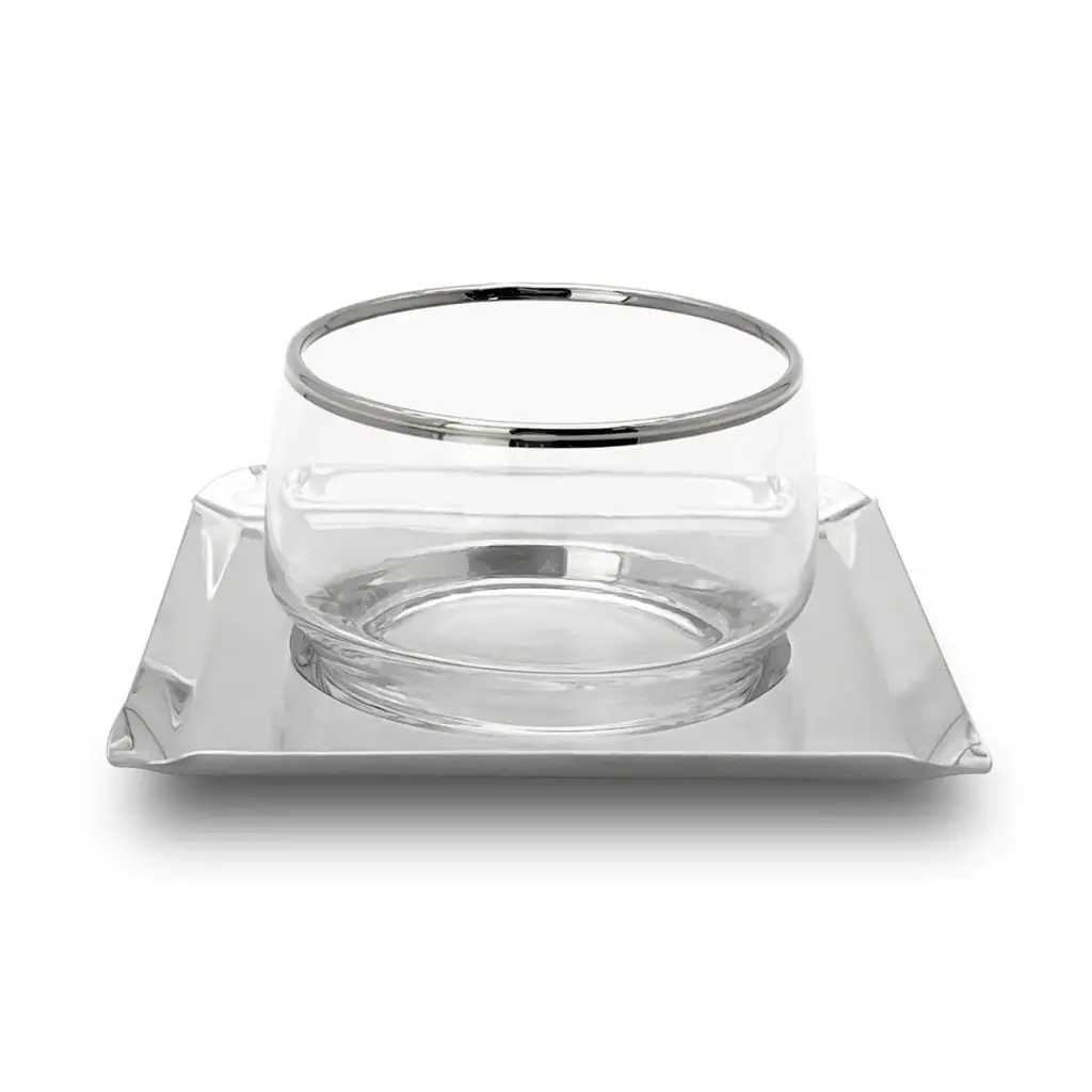 [DT3185] Carré Dessert Set of 6 pcs (Silver)