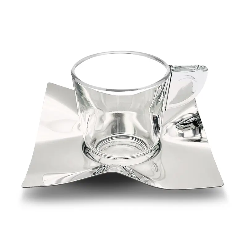 [DT3264] Carissa Coffee Set of 6 pcs  (Silver)