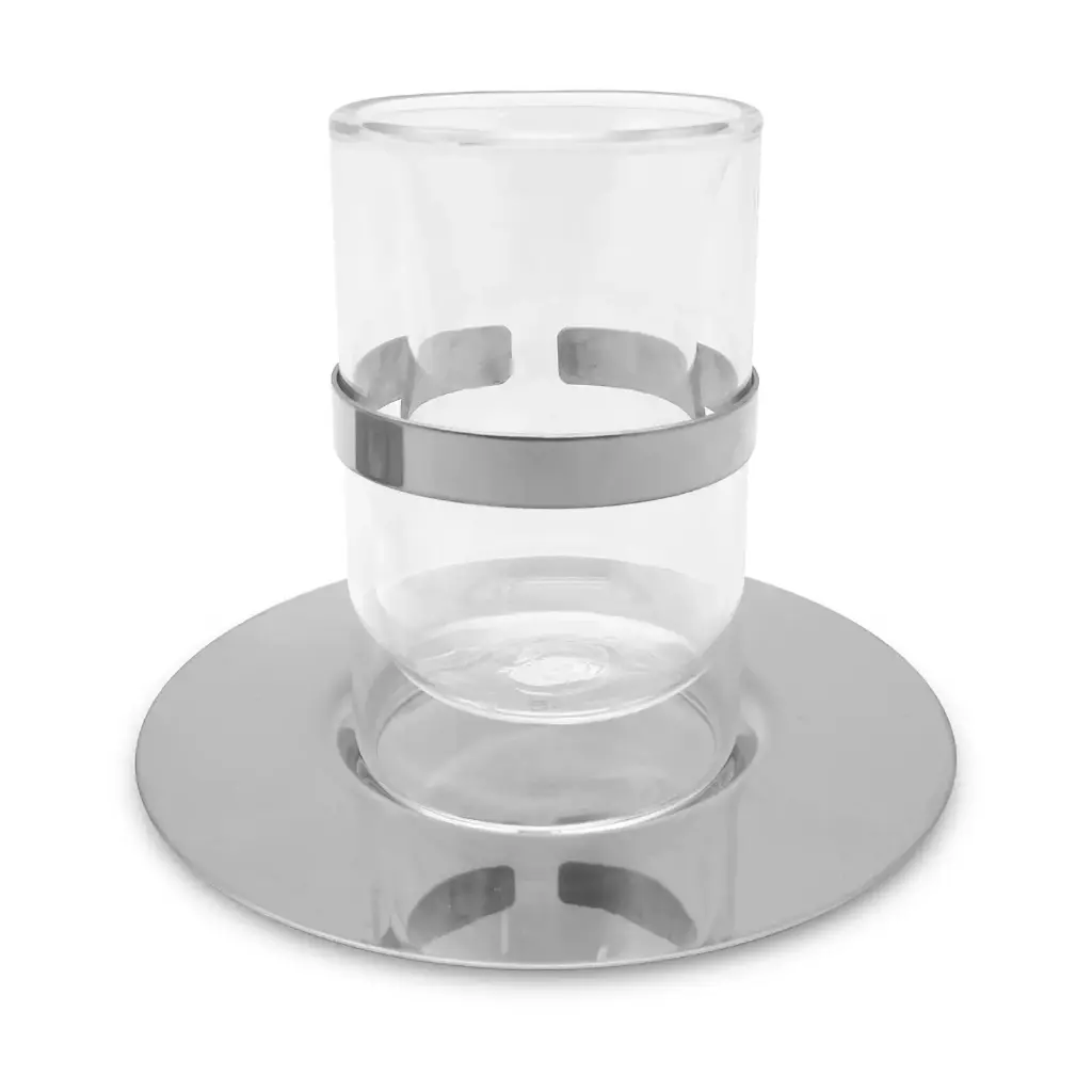 [DT2873] Flat Straight Bracelet Tea Set of 6 pcs (Silver)