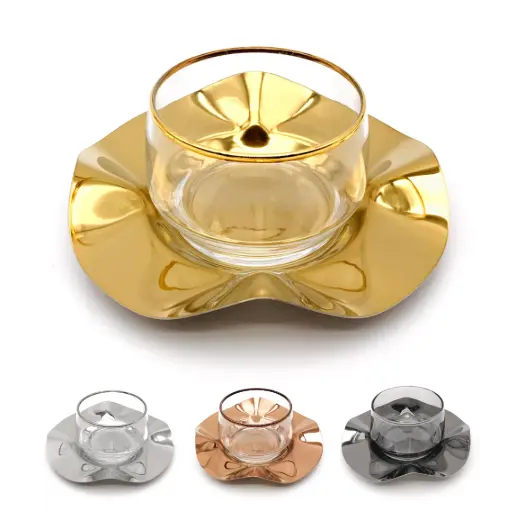 Diamond Flower Dessert Set of 6 pcs