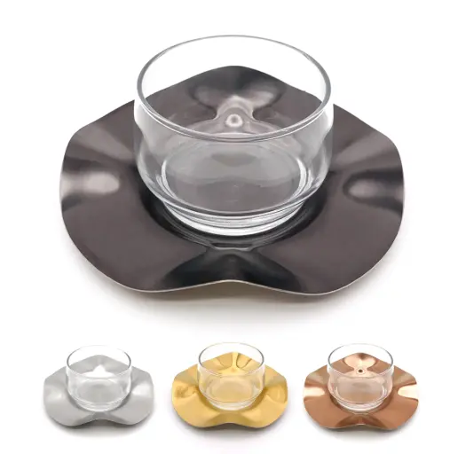 Diamond Flower Matte Dessert Set of 6 pcs