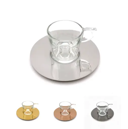 Flat Straight Coffee Set of 6 pcs 