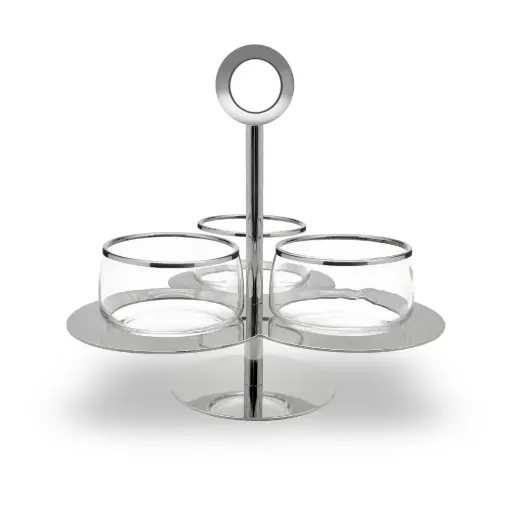[DT2927] Venus Trio Dessert Bowls Axe Stand