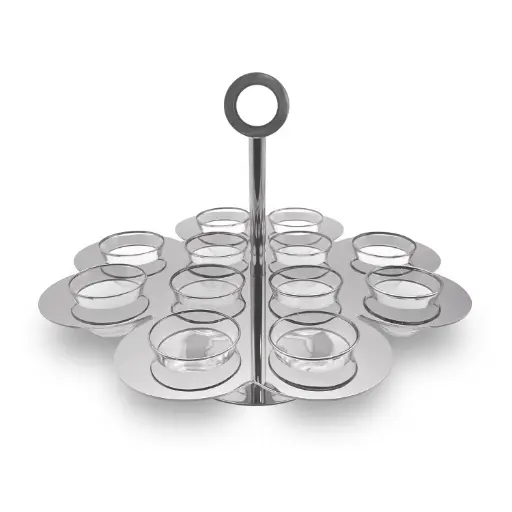 [DT2877] Venus Arabic Footed Stand of 12 pcs 